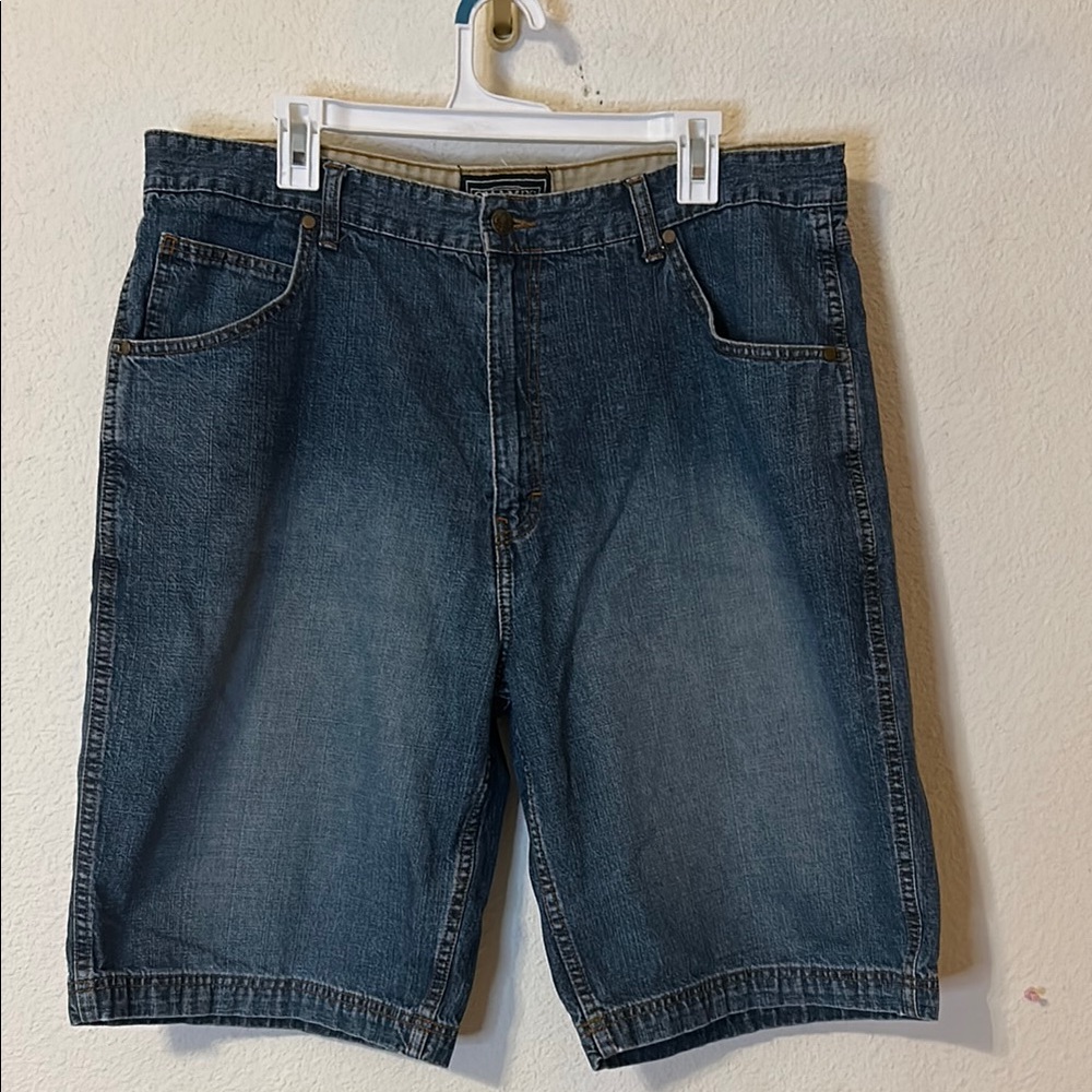 Champs Blue Jean Shorts‎ with Classic Straight-Leg Cut
